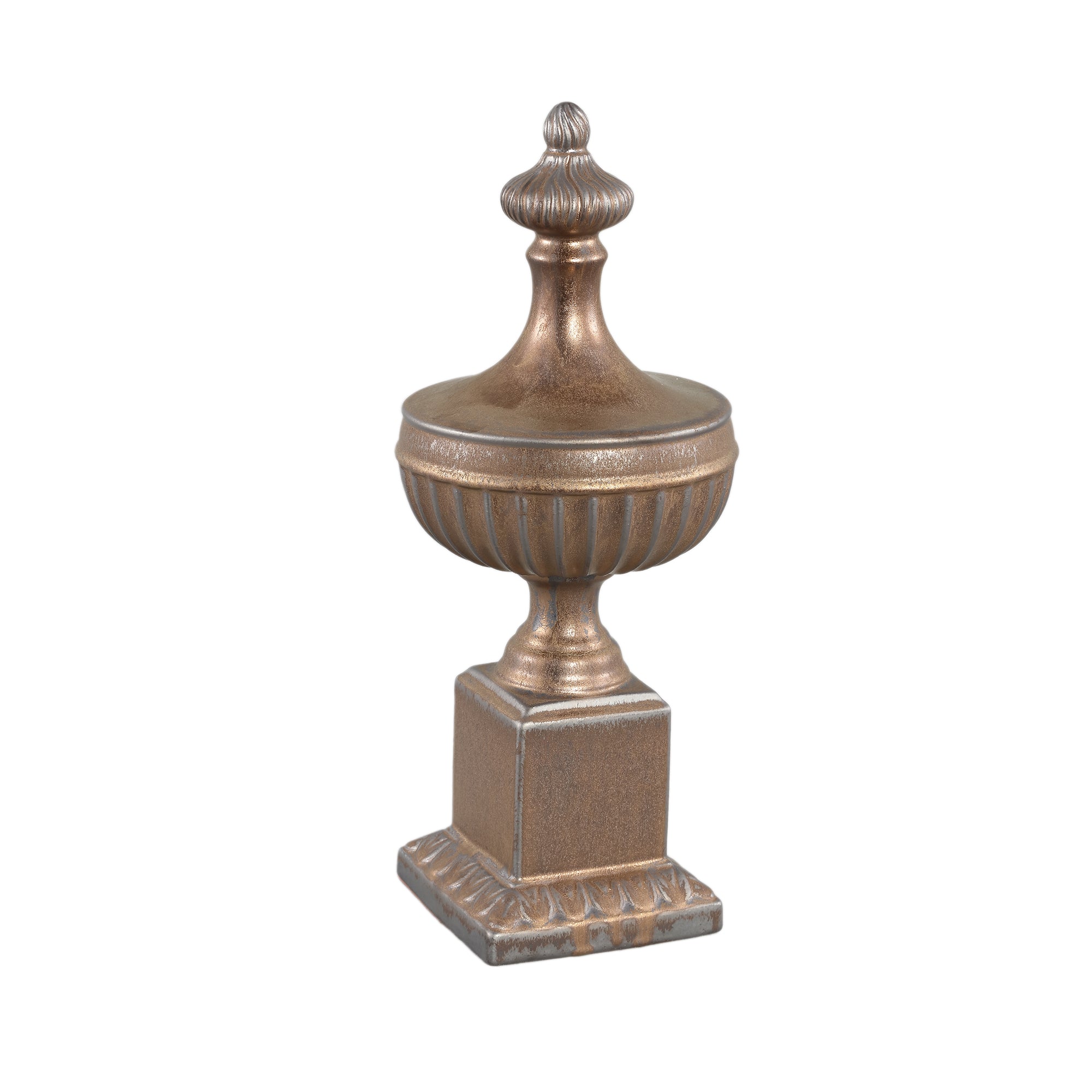 Kristifor Bronze antique shaped ceramic statue