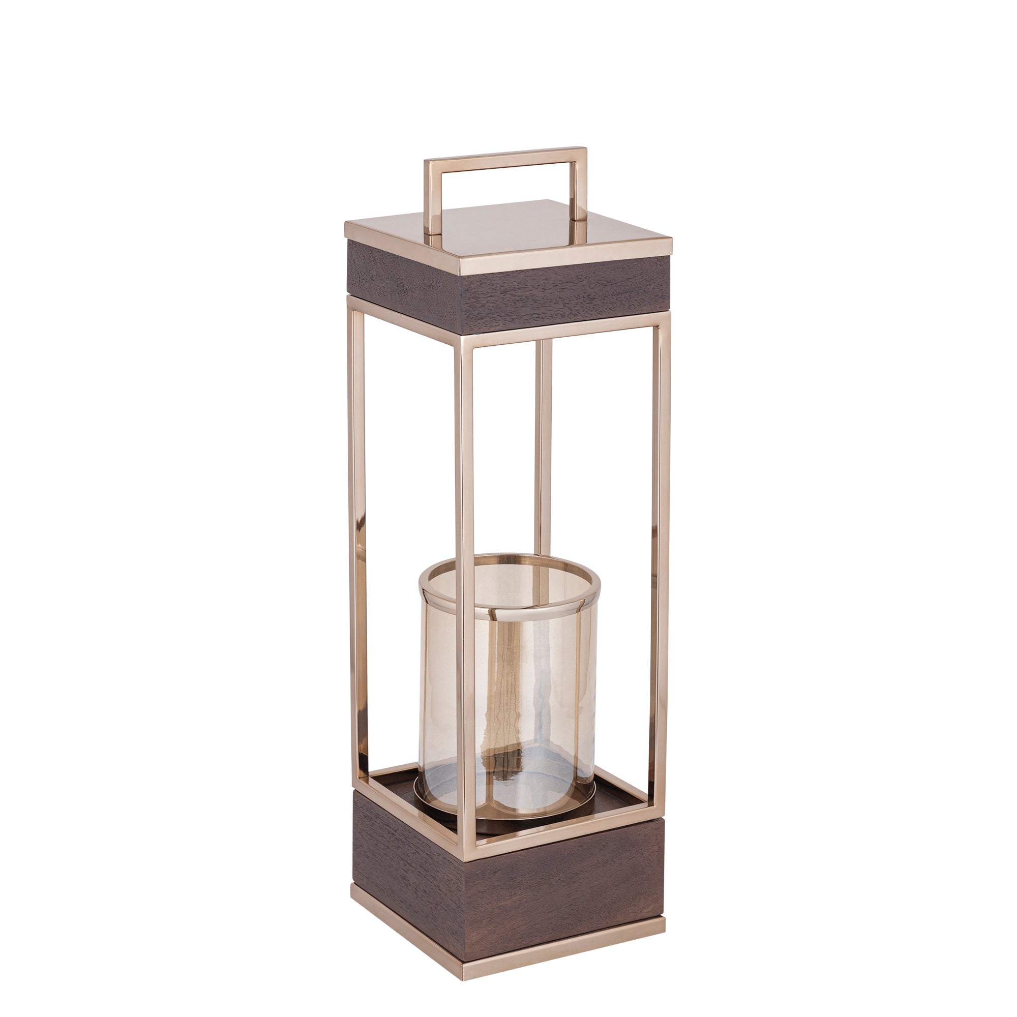 Stanne Lanternes en verre - Marron