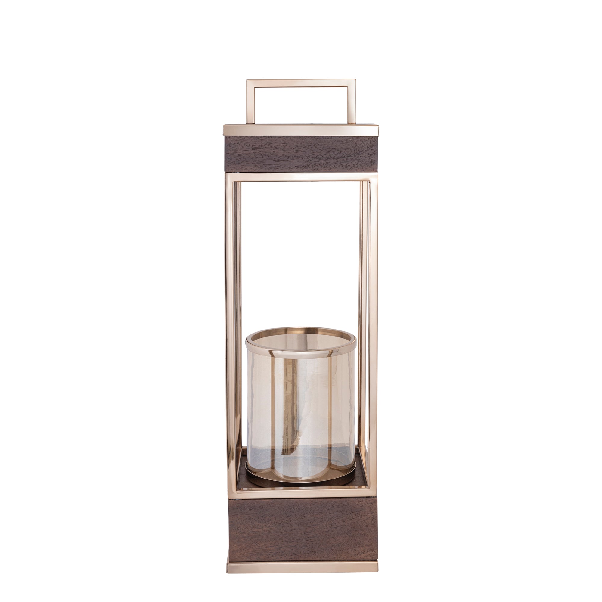 Stanne Lanternes en verre - Marron