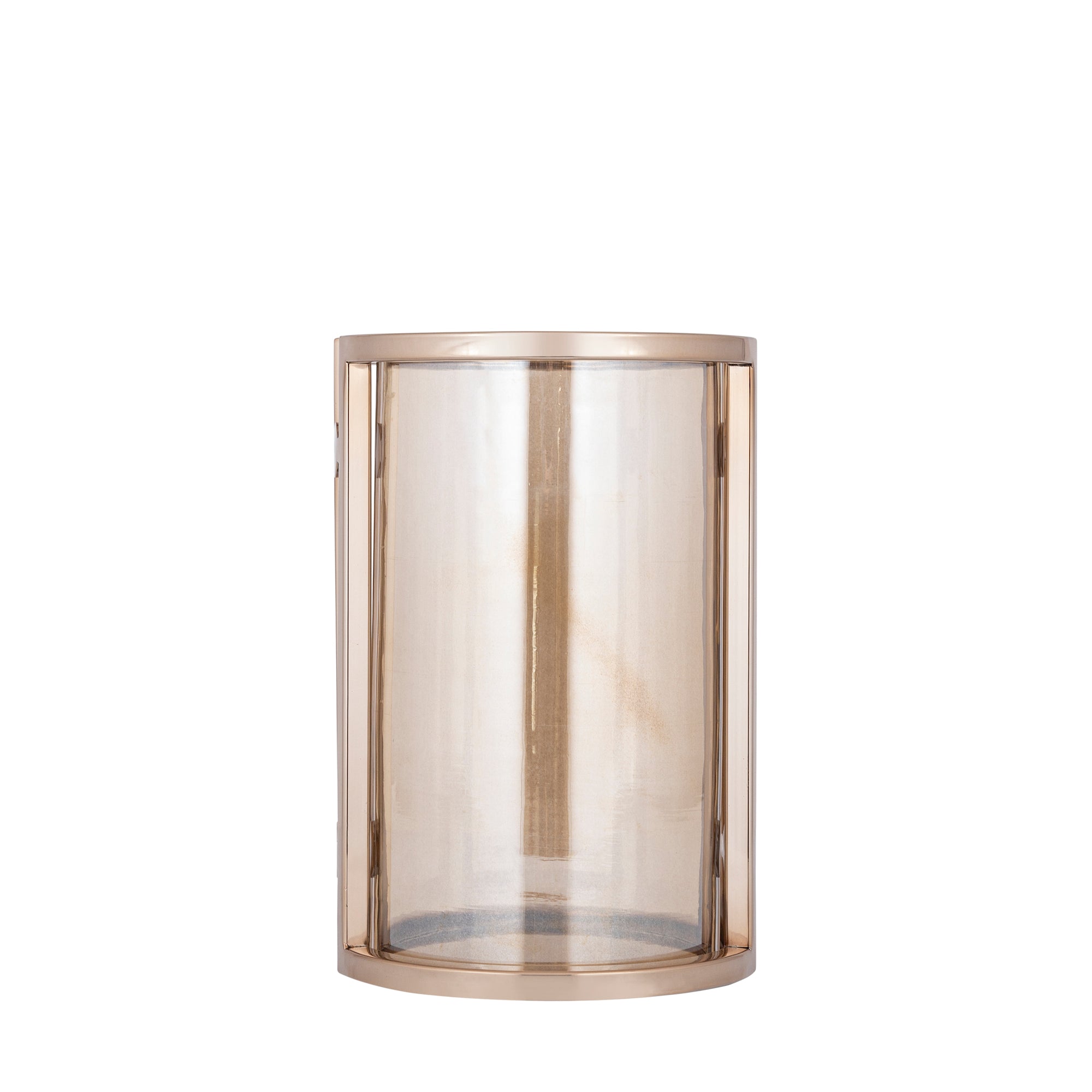 Jarie Bougeoirs en verre — Browngold Stainless Frame Stormlight - Marron