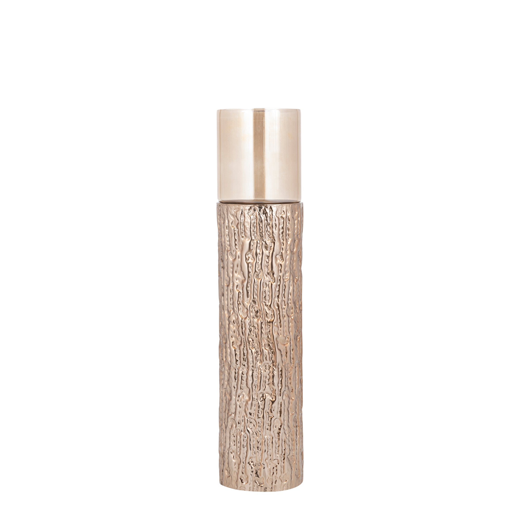 Rezy Bougeoirs en verre - Marron