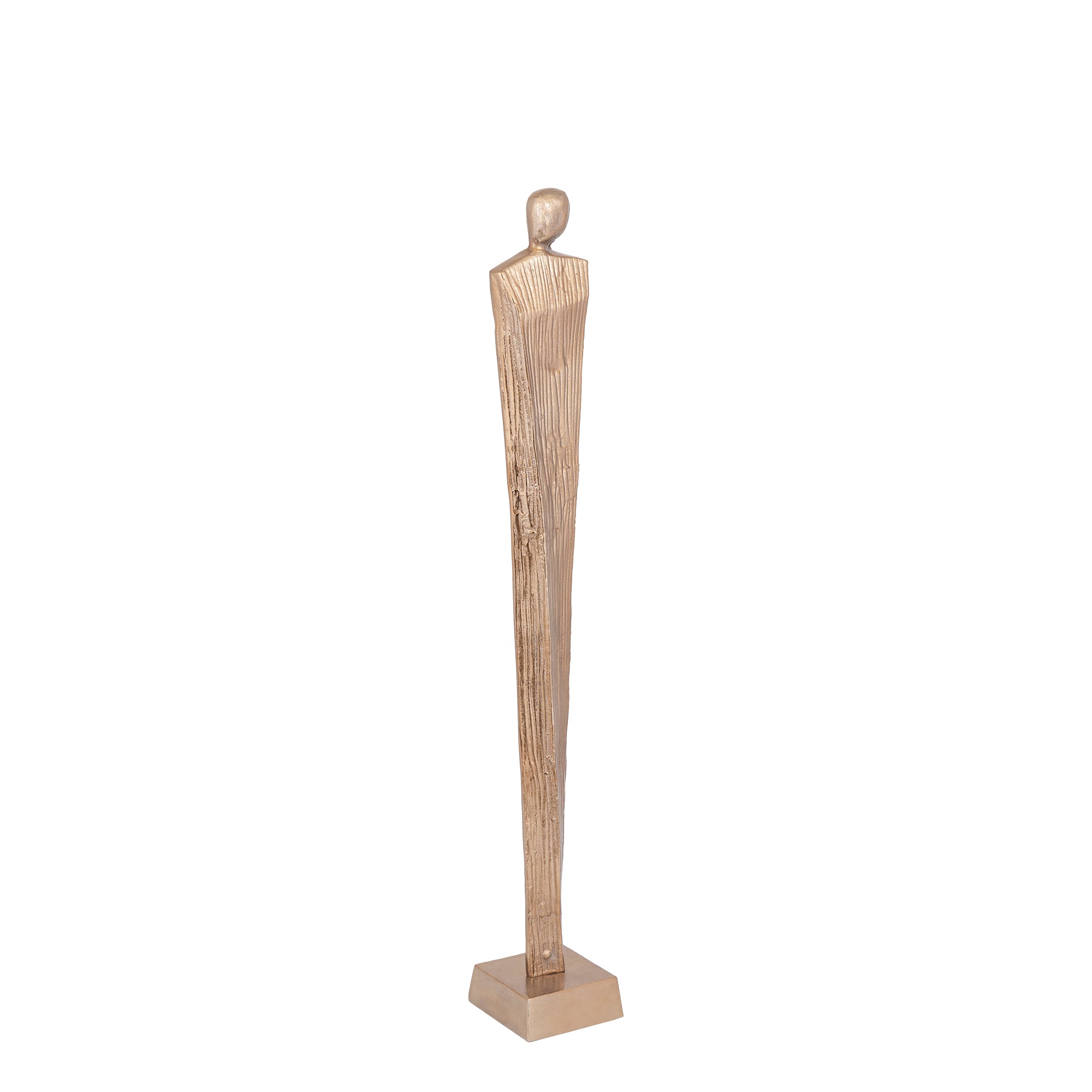 Symon BrownGold alu man shape statue S