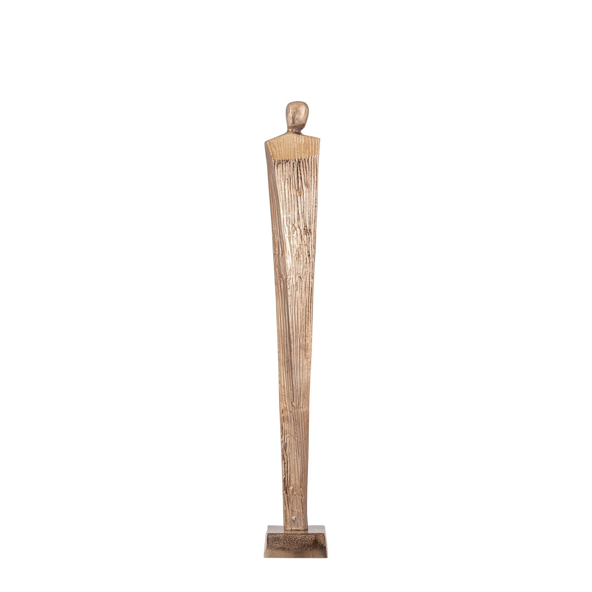 Symon BrownGold alu man shape statue S