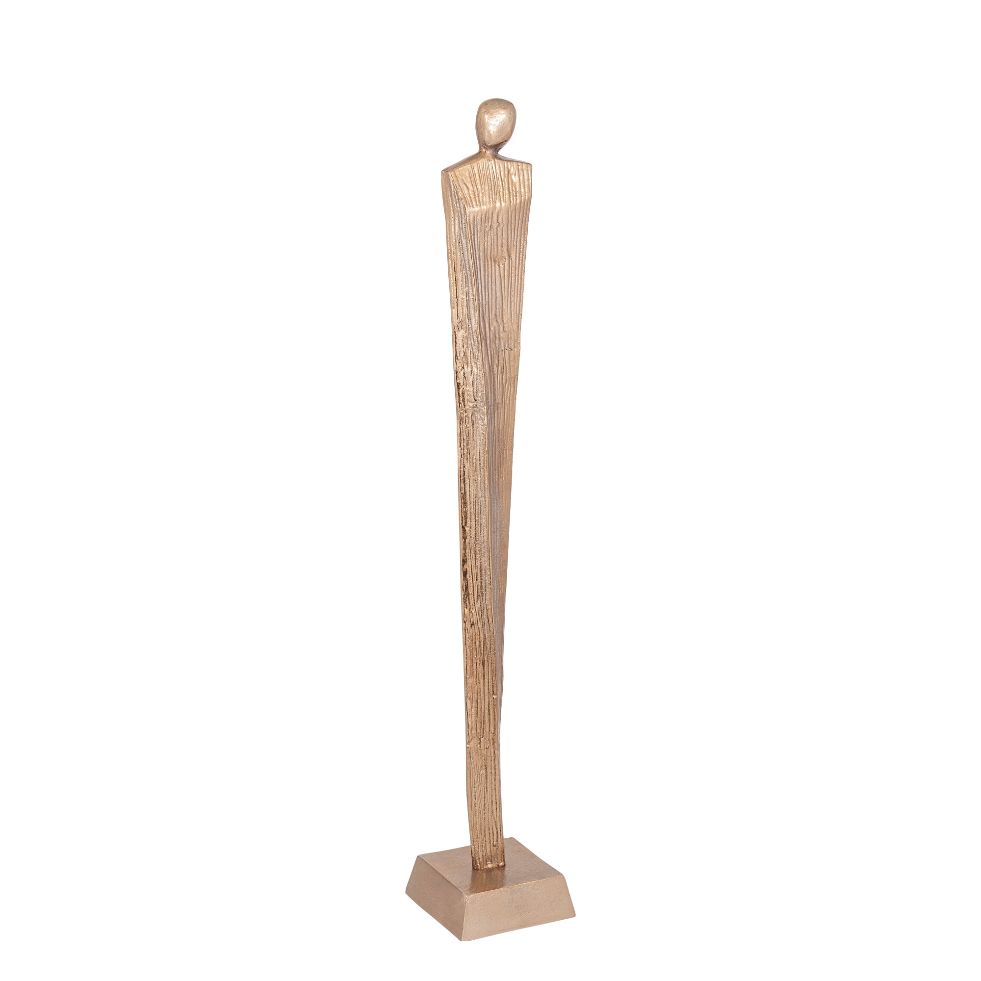 Symon BrownGold alu man shape statue L