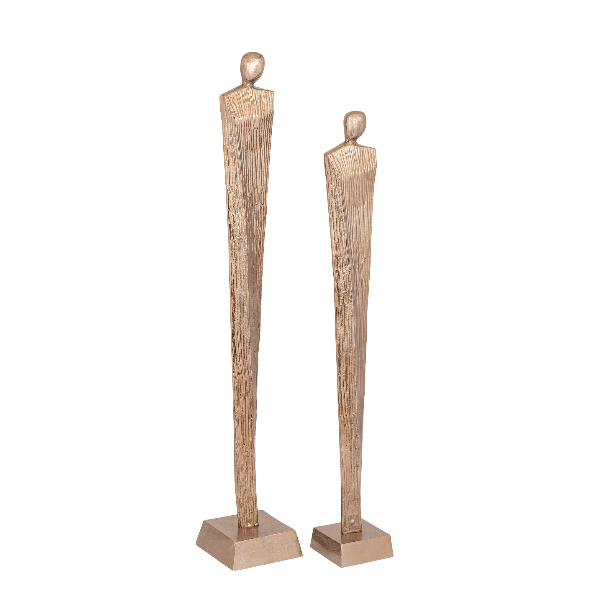 Symon BrownGold alu man shape statue L