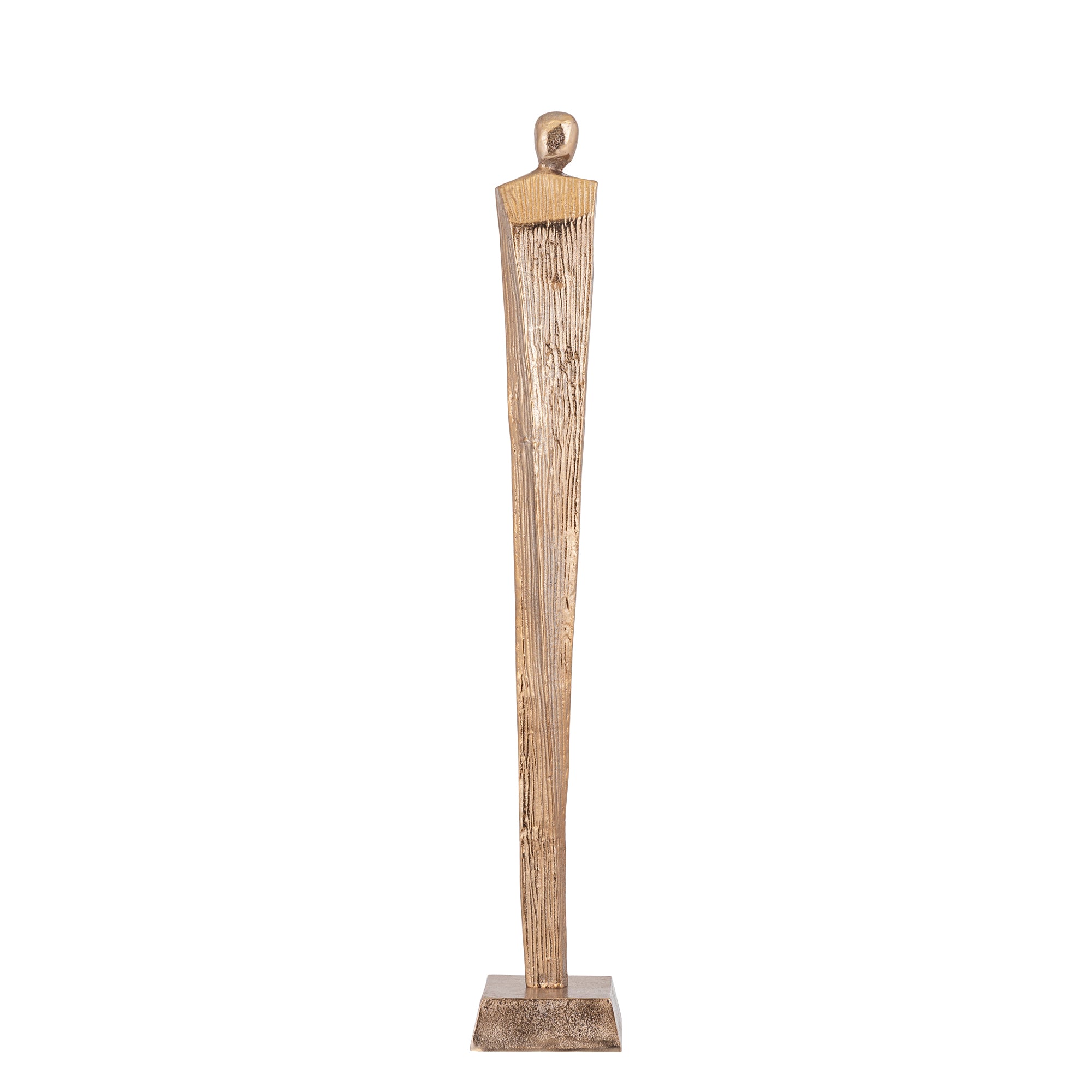 Symon BrownGold alu man shape statue L