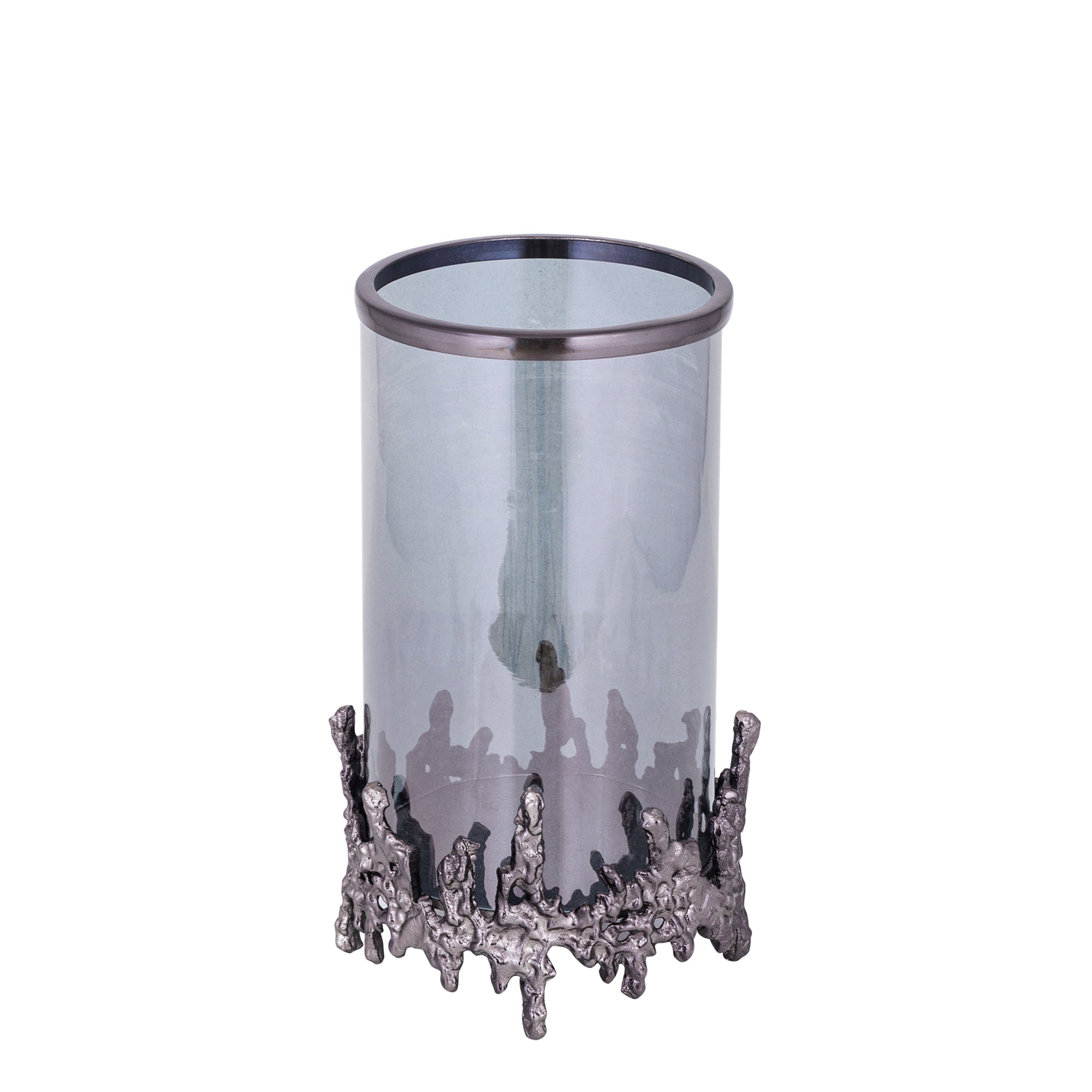 Barrie Bougeoirs en verre - Noir