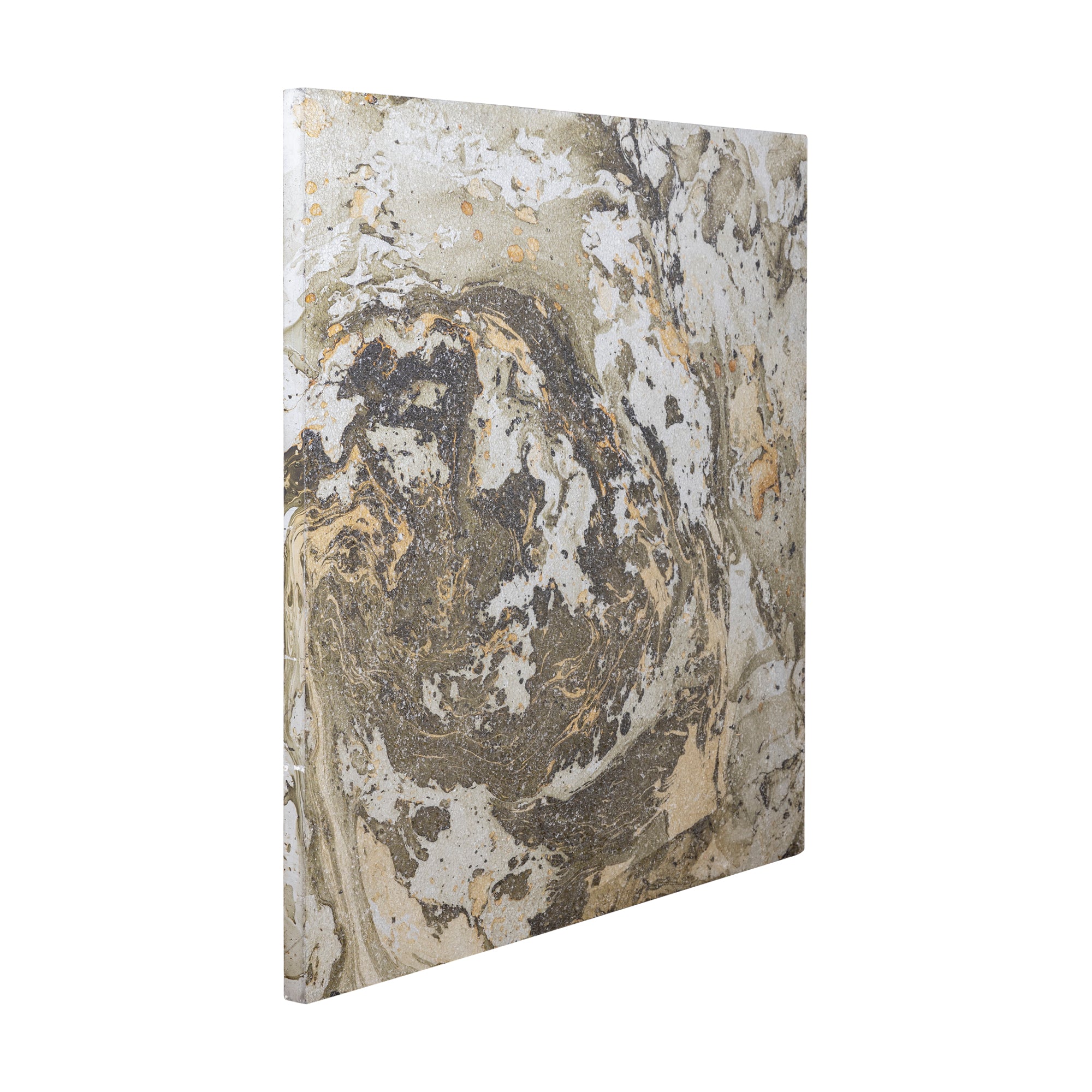 Eaven Green marble look glass mozaic wall panel