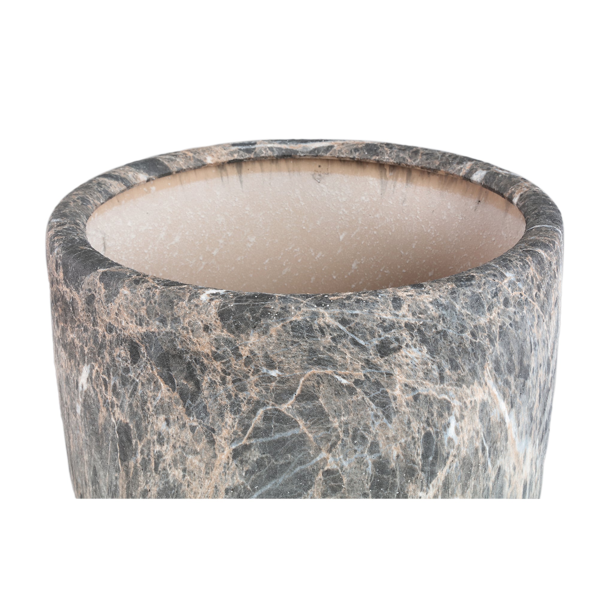 Miah Pot en céramique - Gris