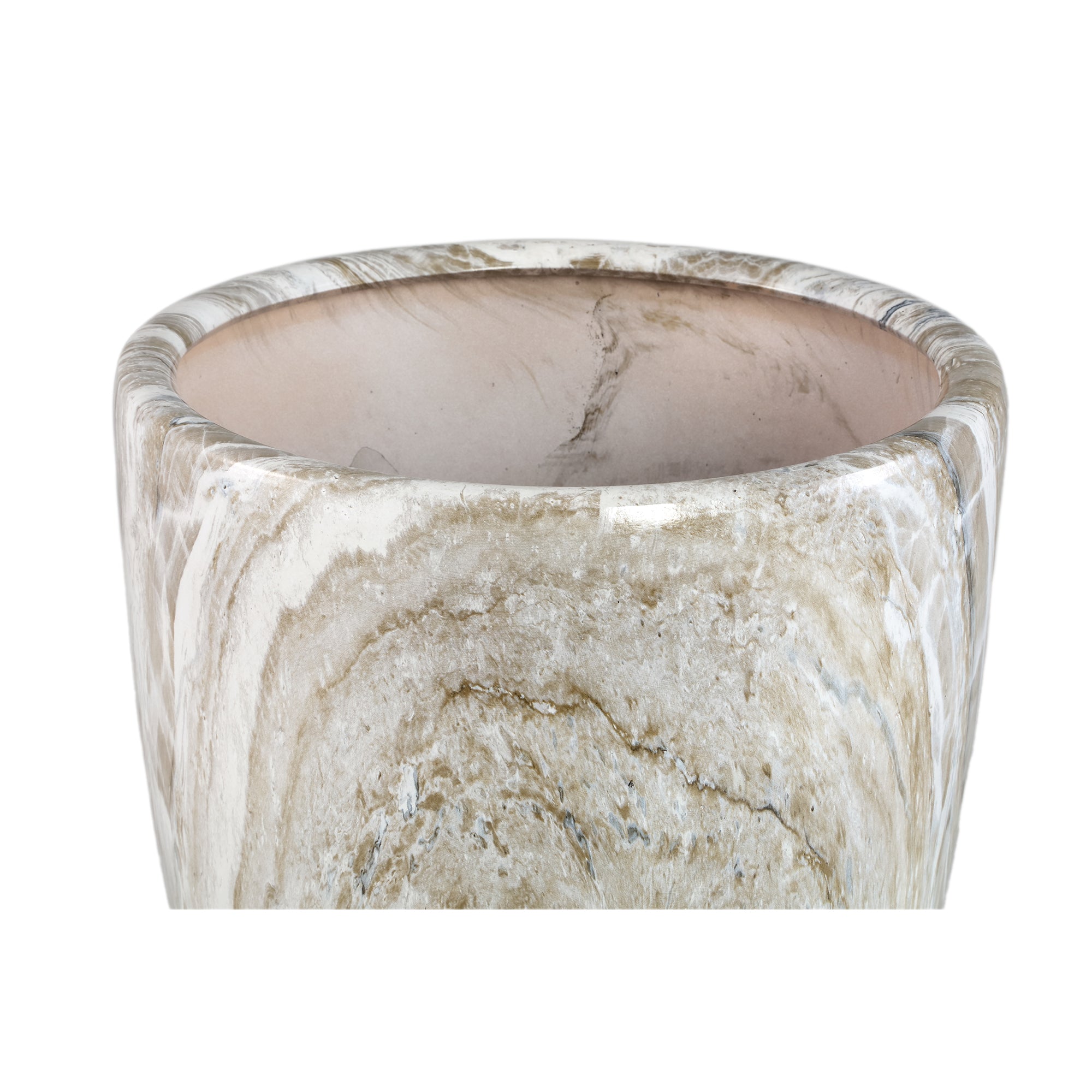 Miah Pot en céramique - Beige