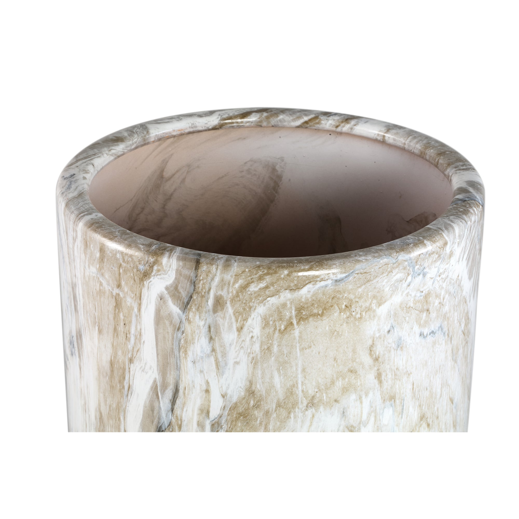 Miah Pot en céramique - Beige