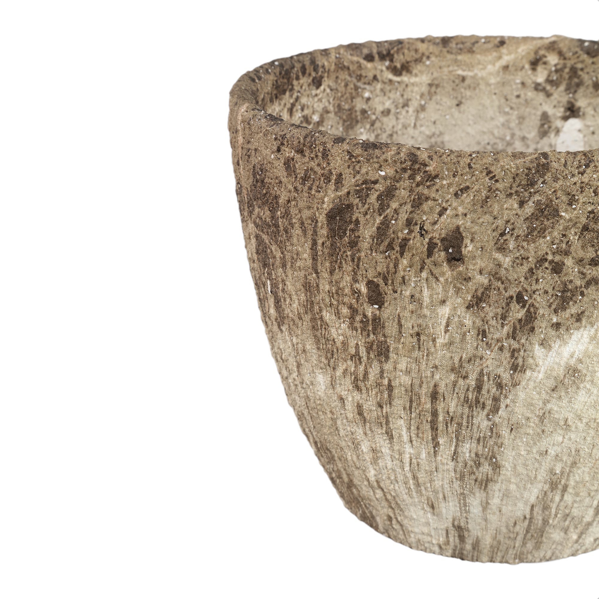 Miah Pot en céramique - Marron