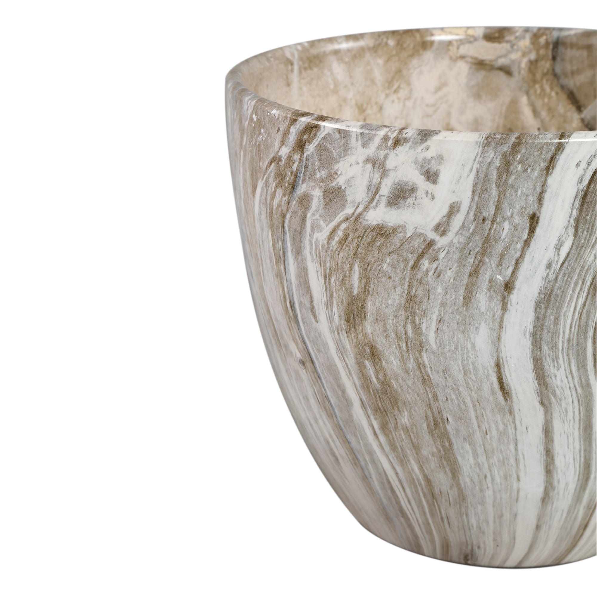 Miah Pot en céramique - Beige