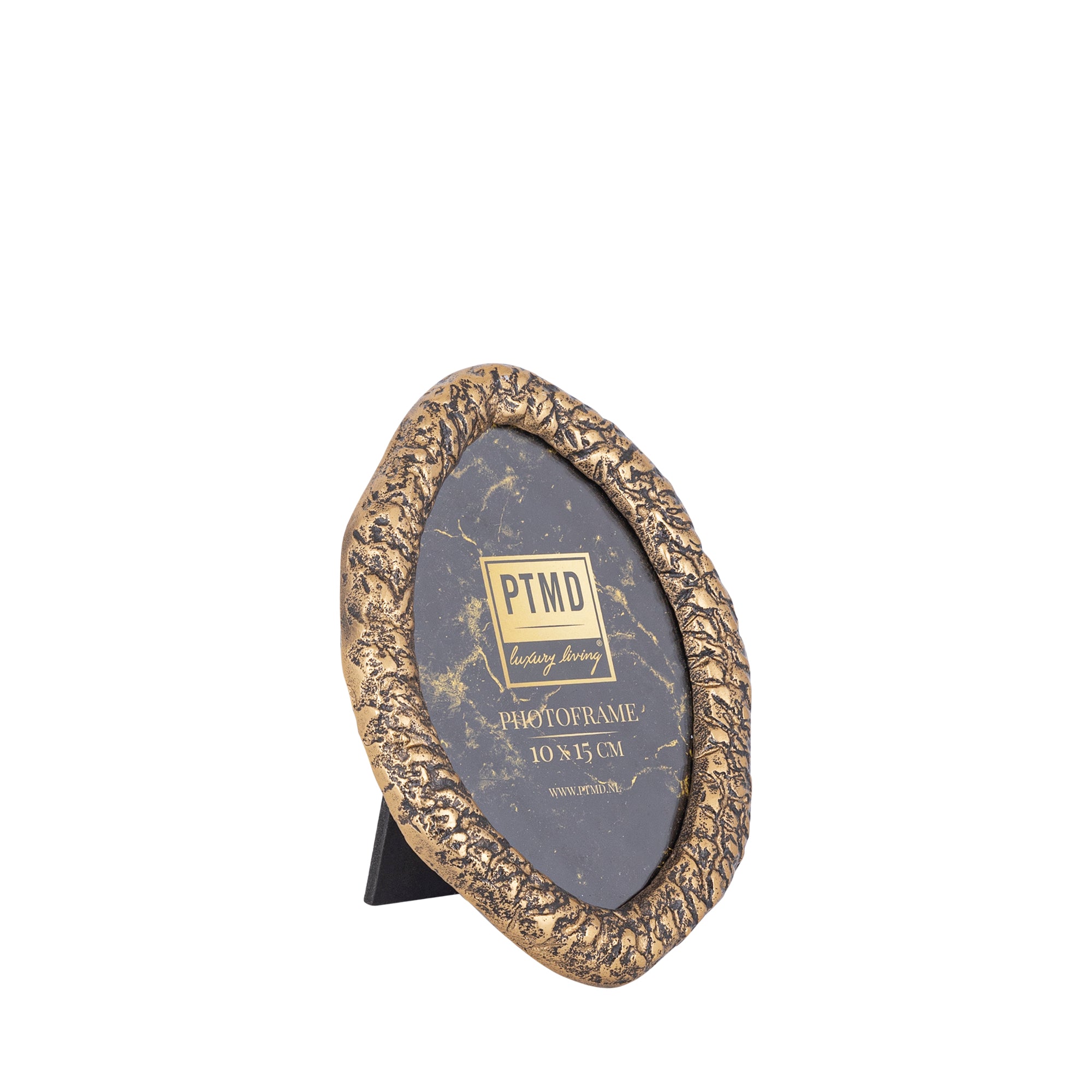 Paislie Brass casted alu photoframe oval