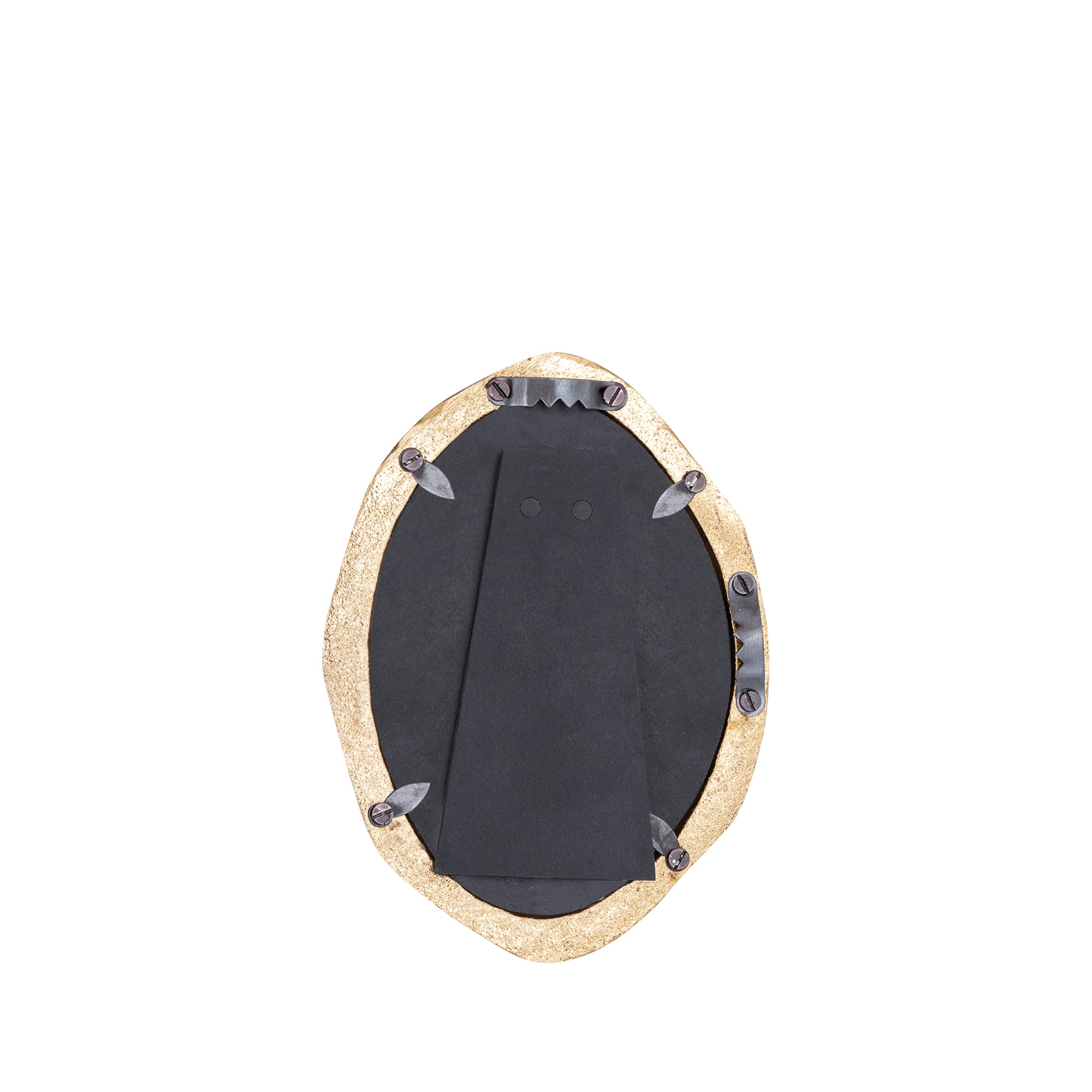 Paislie Brass casted alu photoframe oval