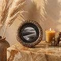 Cadre Photo Paislie — Laiton Moulé Aluminium Rond