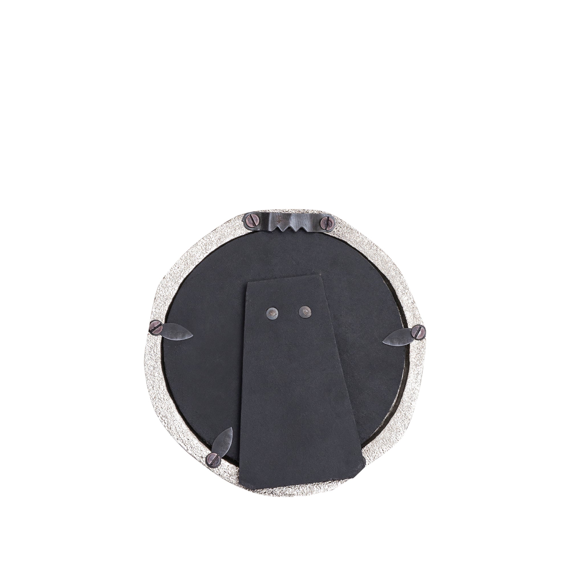 Paislie Nickel casted alu photoframe round