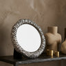 Paislie Nickel casted alu photoframe round