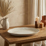 Kaylaa Cream porcelain 36 cm fish plate oval L