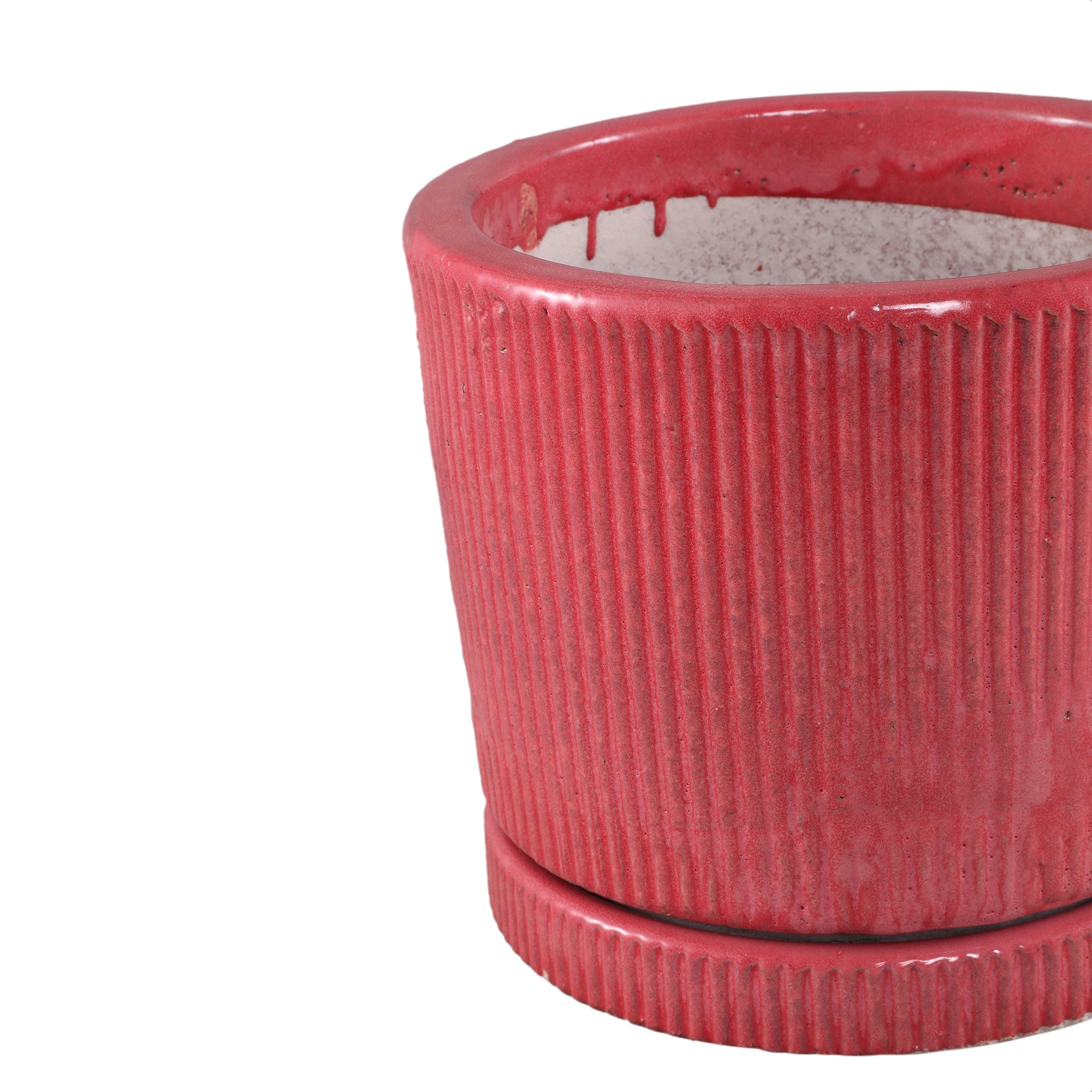 Meliya Pot en céramique - Bright Pink