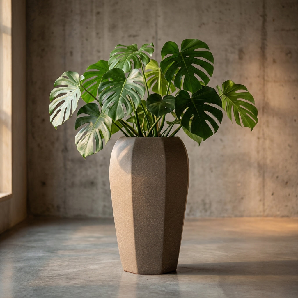 Myrick Pot en céramique - Marron foncé