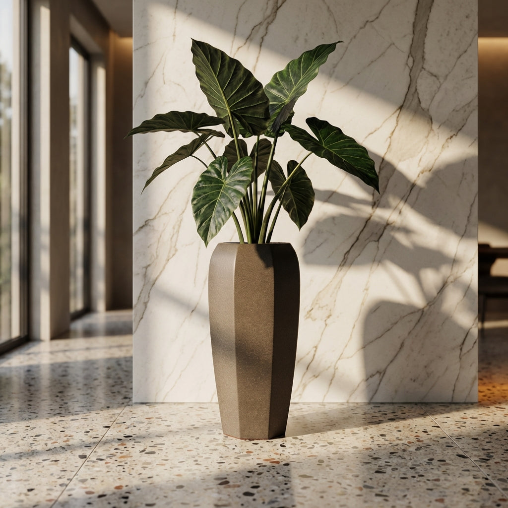 Myrick Pot en céramique - Marron foncé