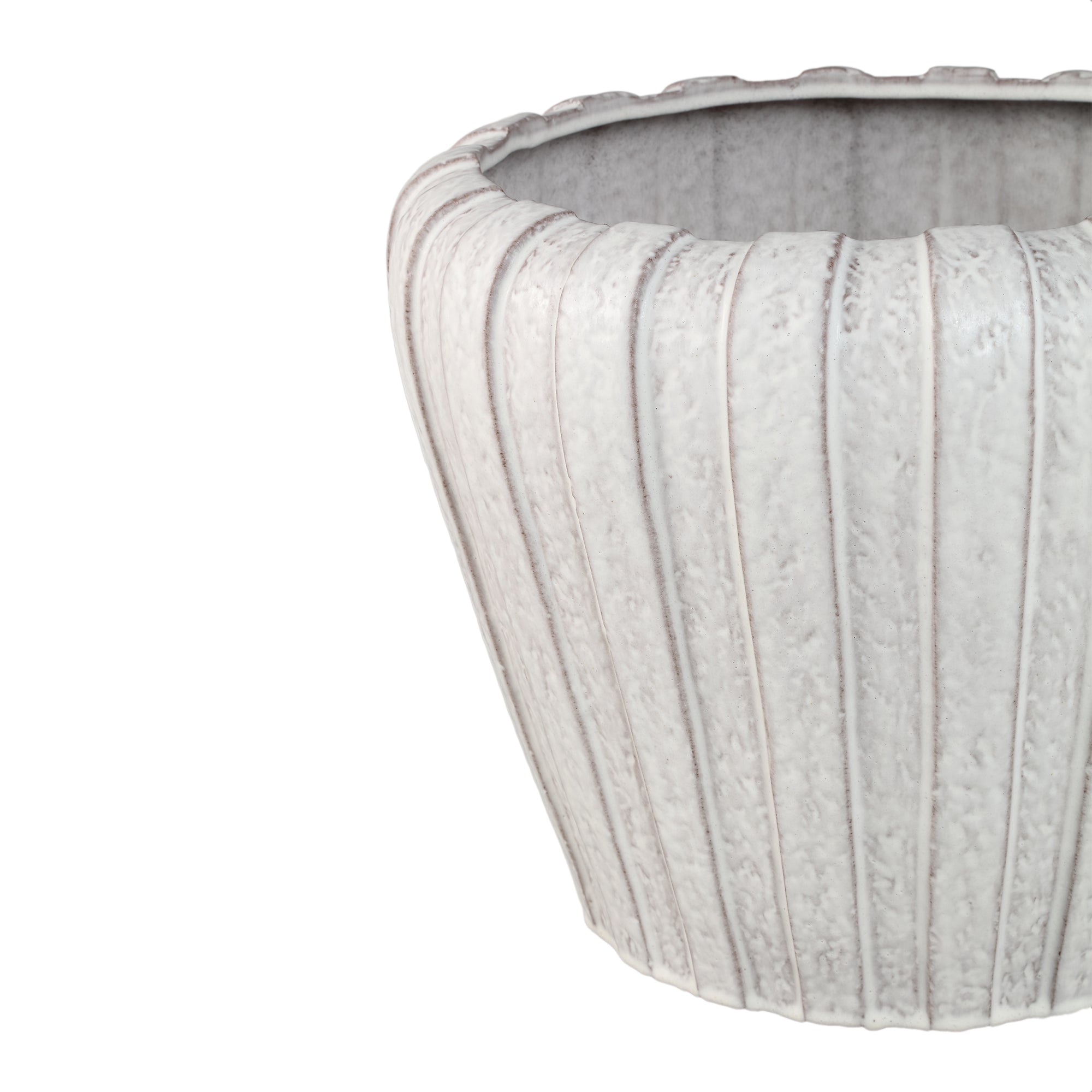 Mirei Pot en céramique - White