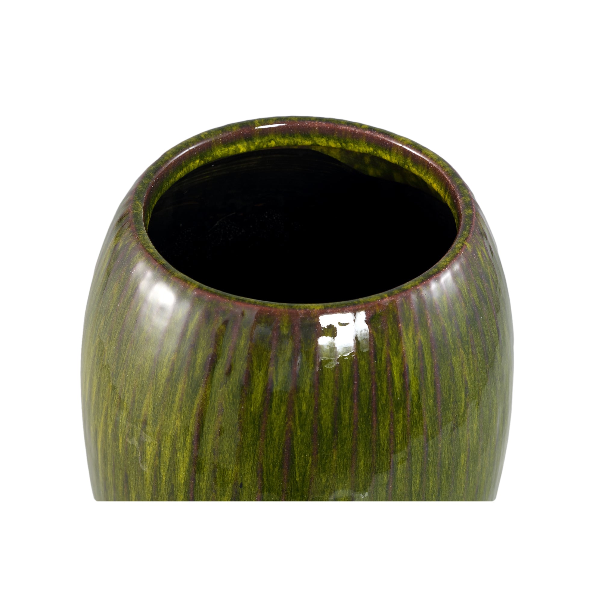 Tamica Pot en céramique - Vert foncé