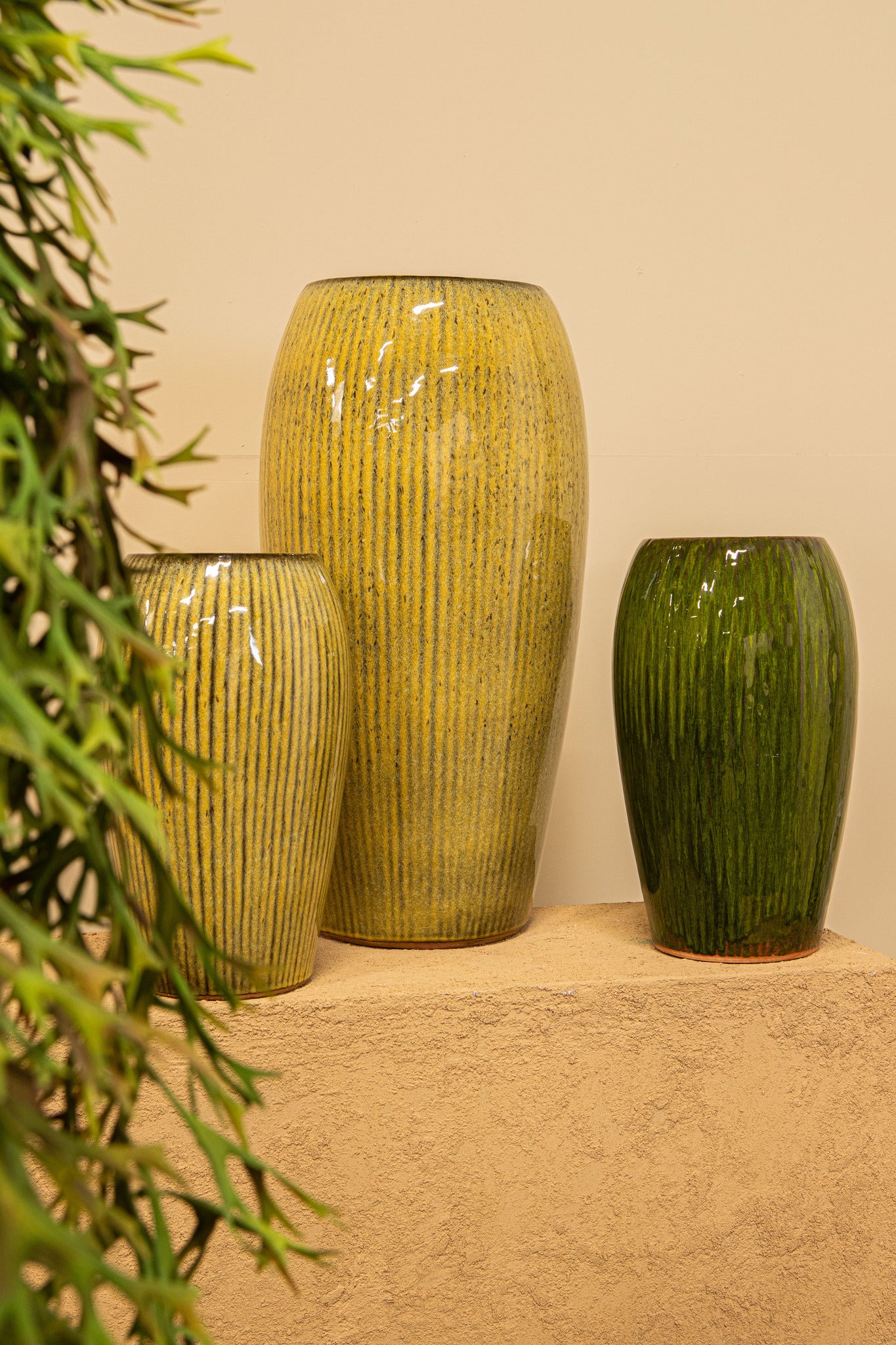 Tamica Pot en céramique - Marron foncé