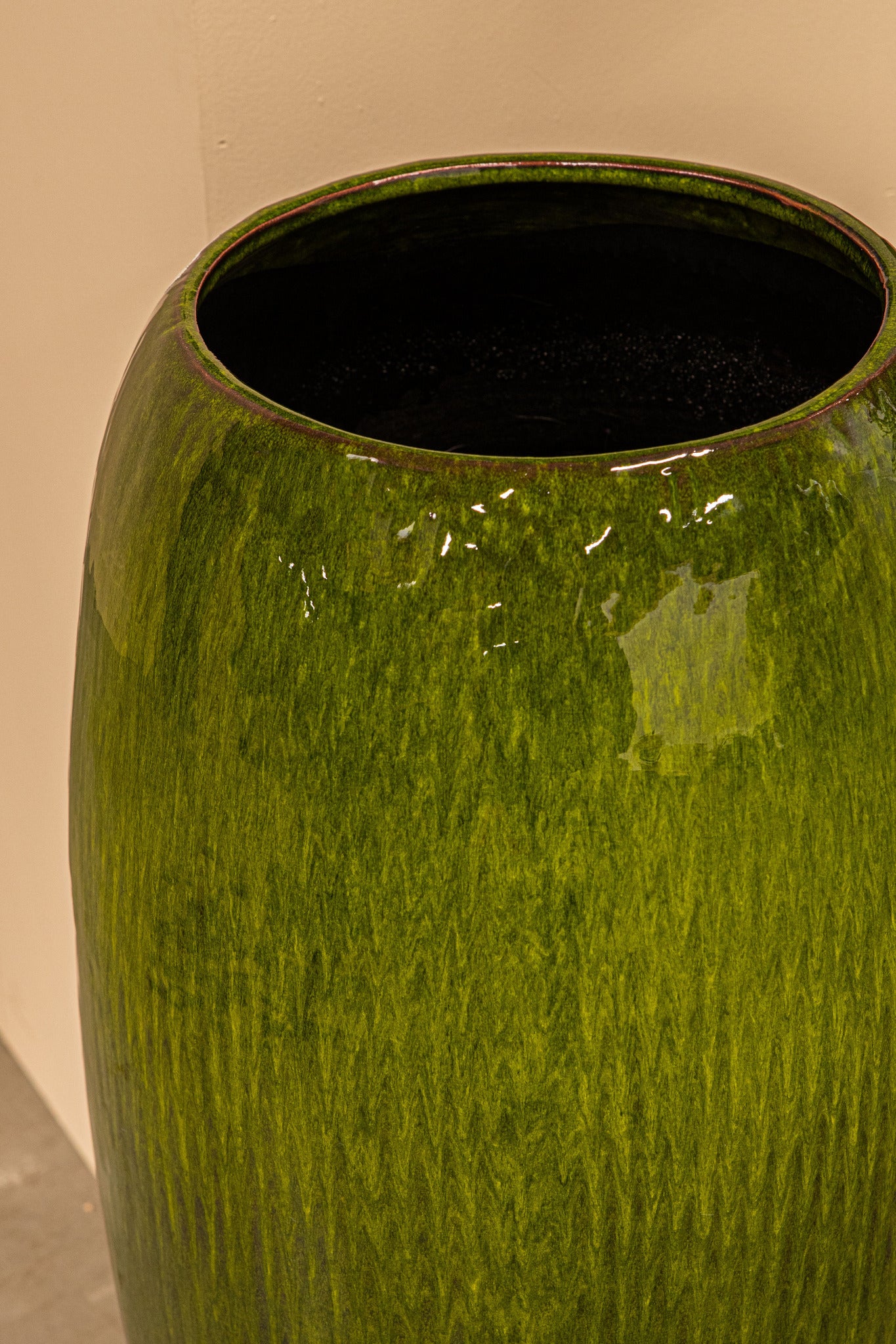 Tamica Pot en céramique - Vert foncé