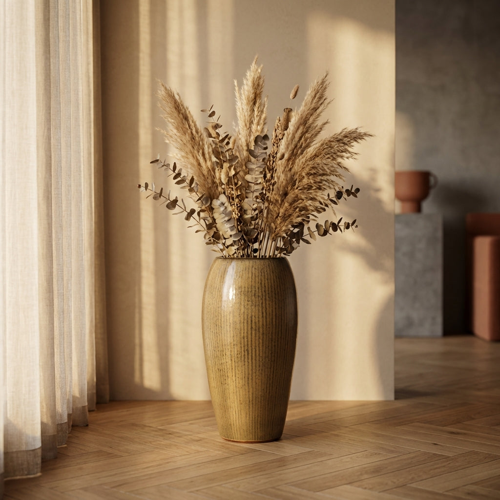 Tamica Pot en céramique - Marron foncé