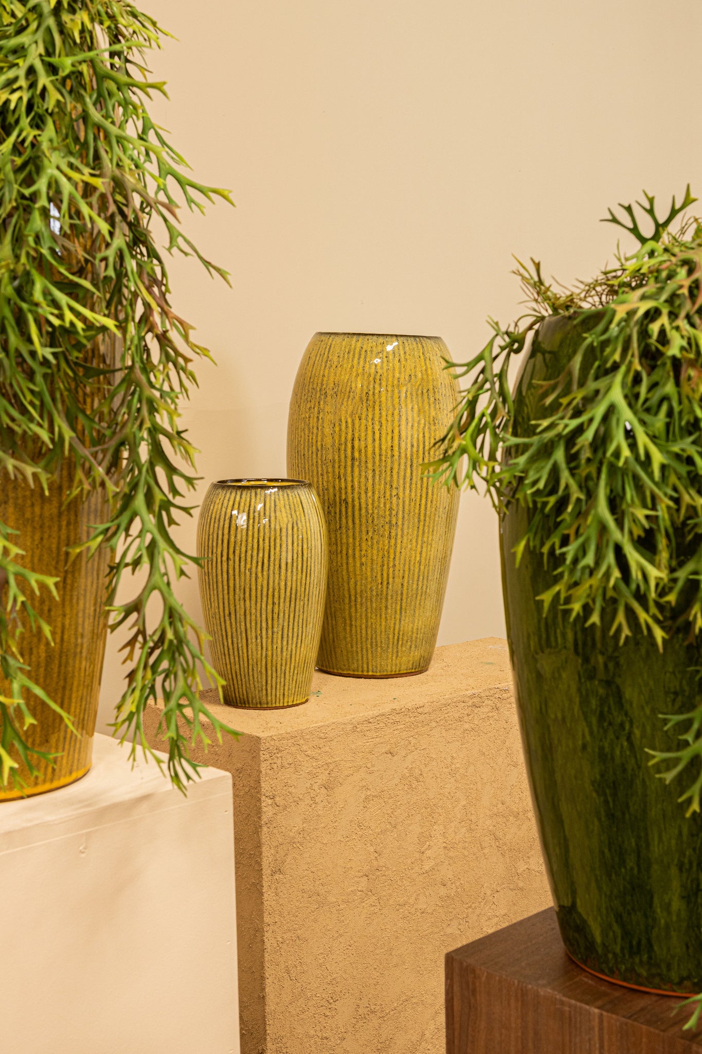 Tamica Pot en céramique - Marron foncé