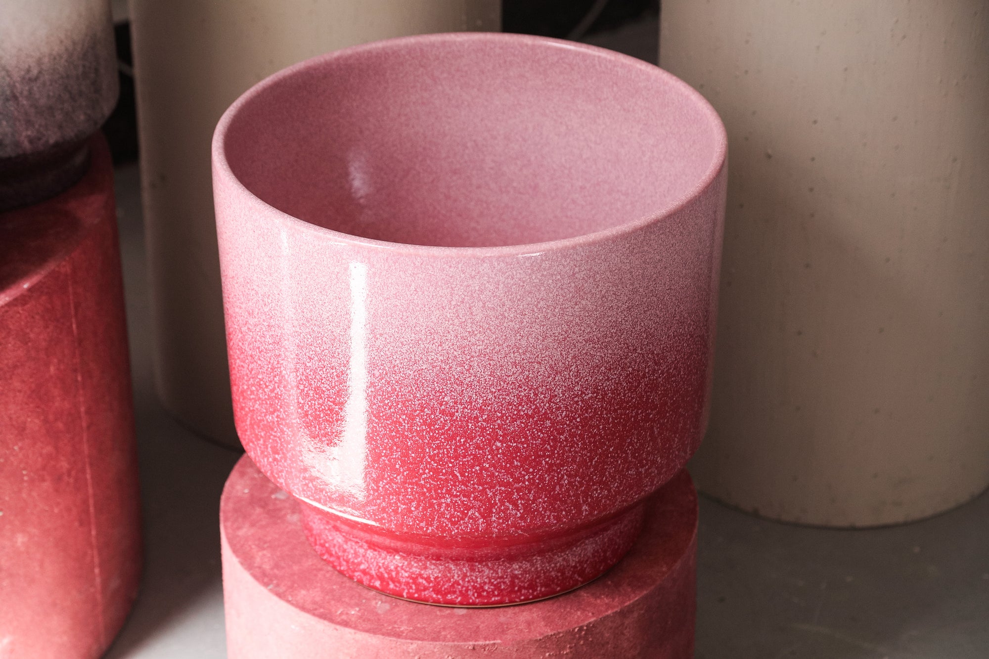Kyer Pot en céramique - Pink
