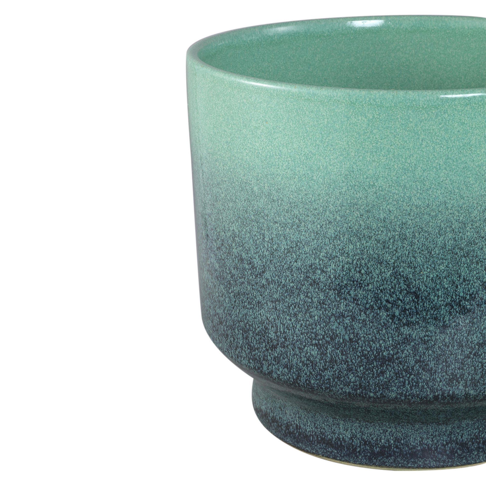 Kyer Pot en céramique - Turquoise