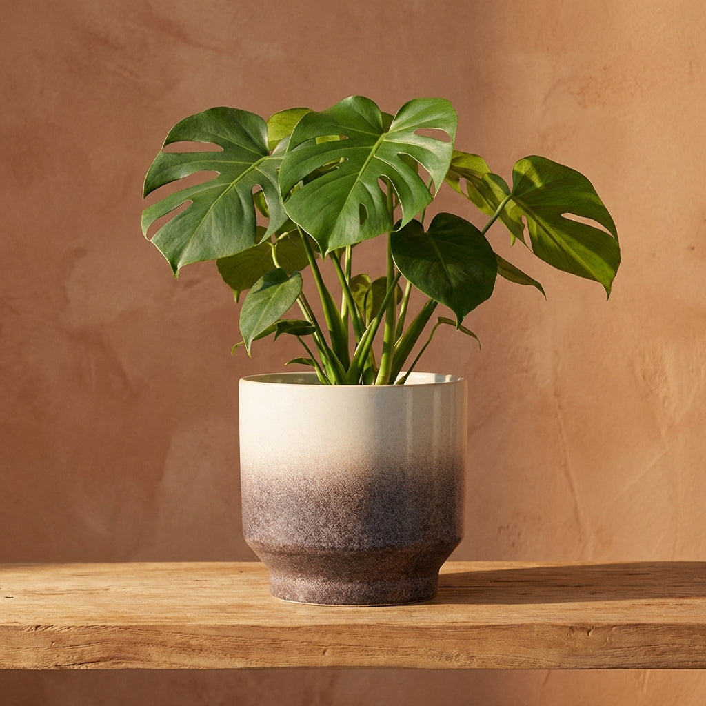 Kyer Pot en céramique - Marron