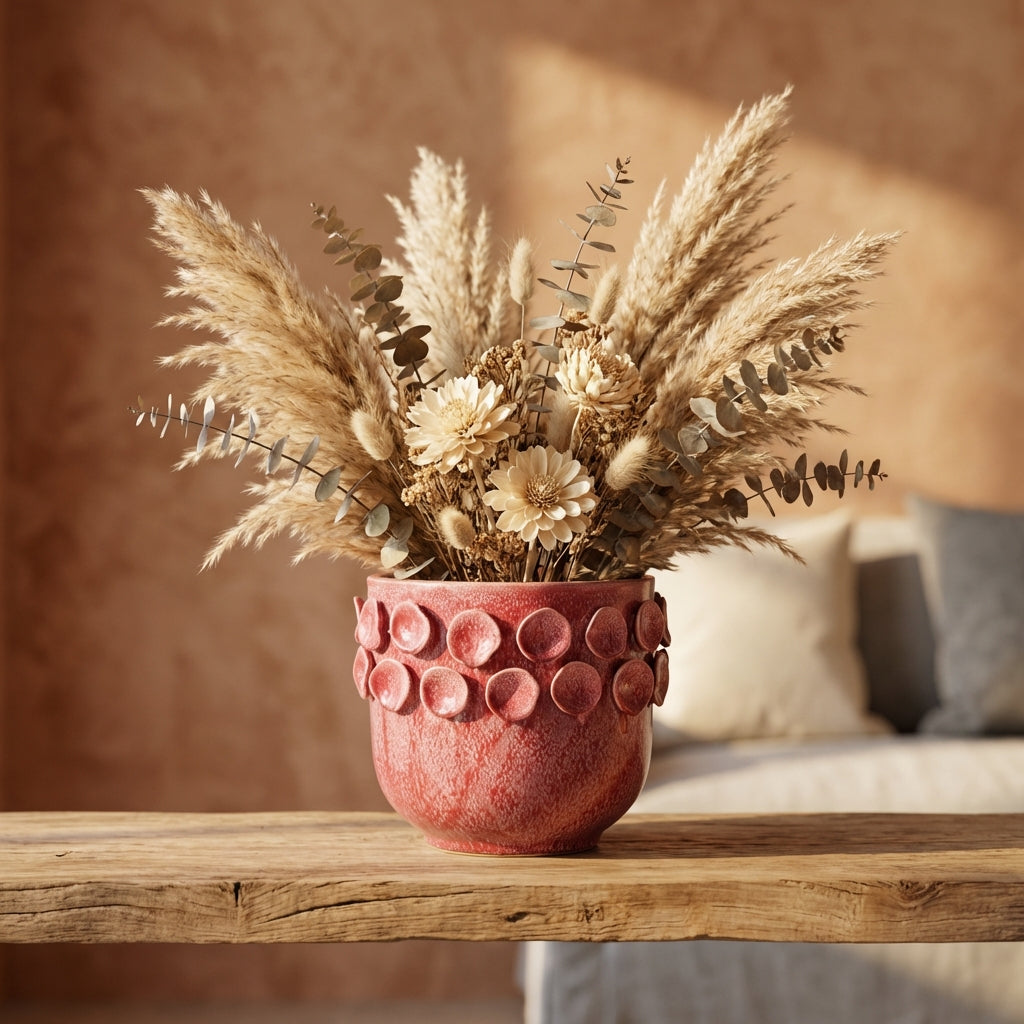 Trelin Pot en céramique - Bright Pink
