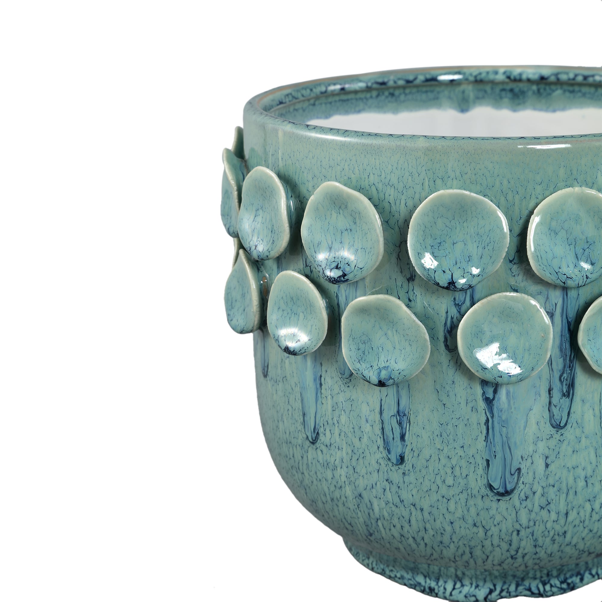 Trelin Pot en céramique - Turquoise