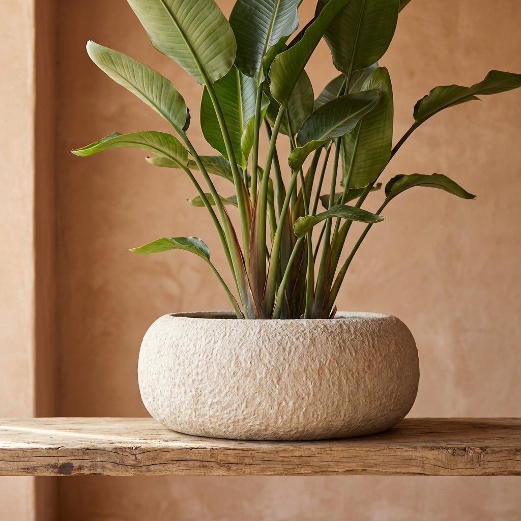 Meleyah Pot en ciment - Unique