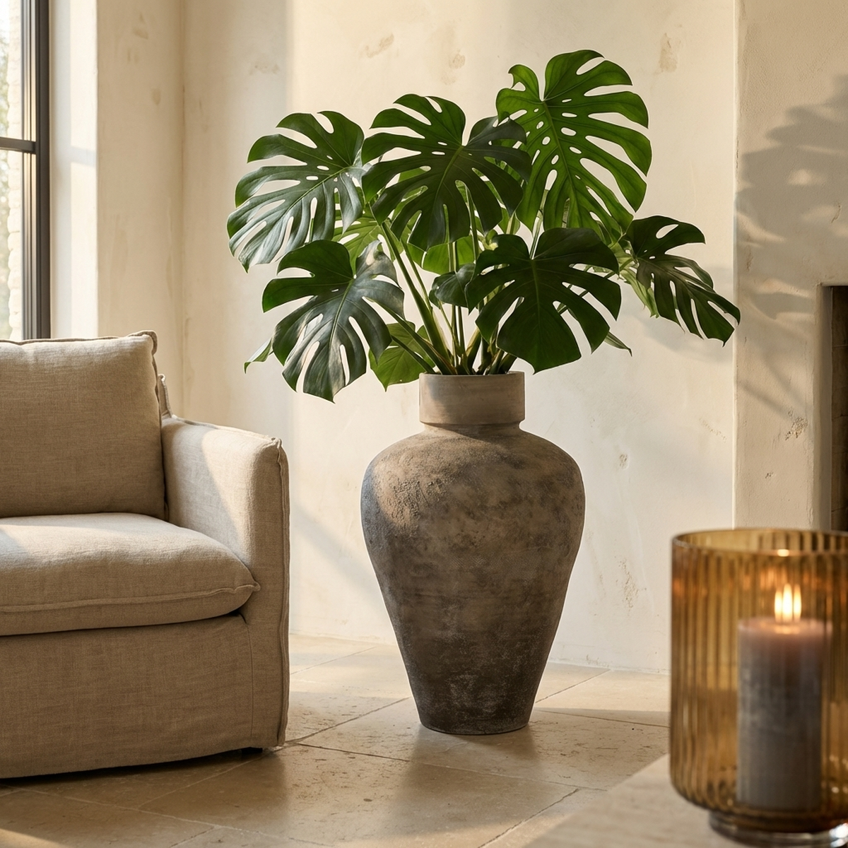 Pot Michle — Ciment — Photo lifestyle