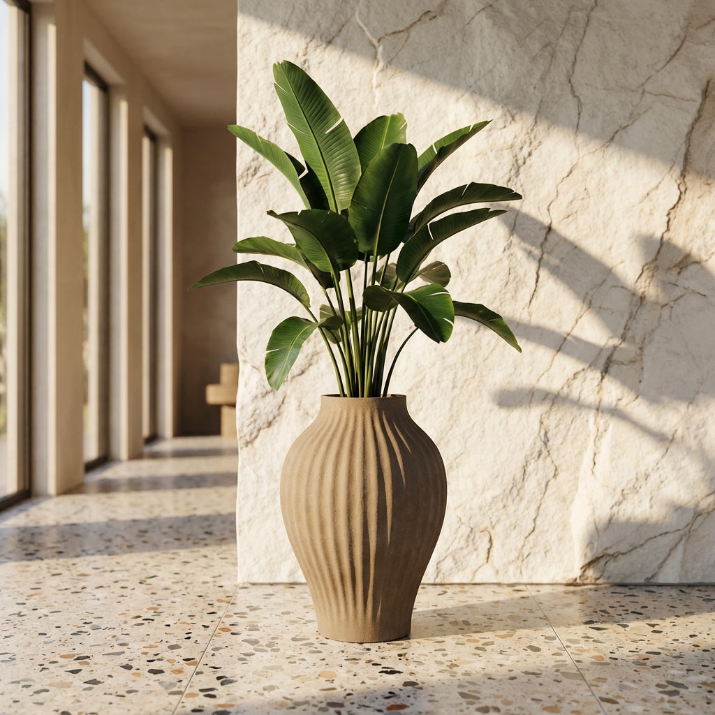 Beautii Pot en ciment - L (52x52x72 cm)