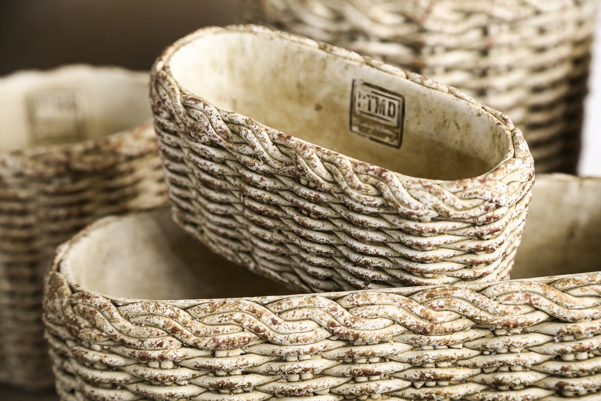 Ranel Pot en ciment - XXL (40x40x40 cm)