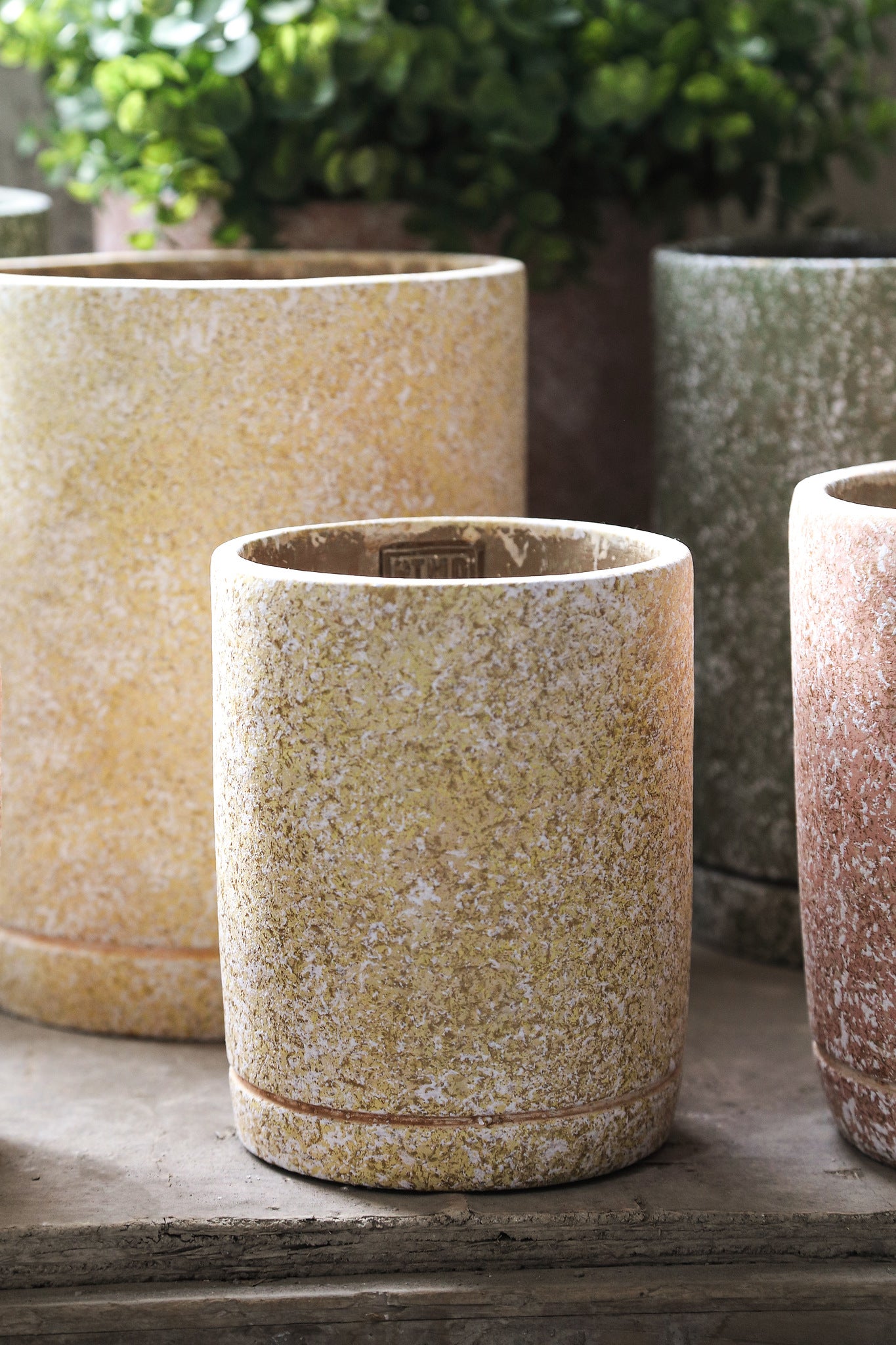 Asten Pot en ciment - Cream