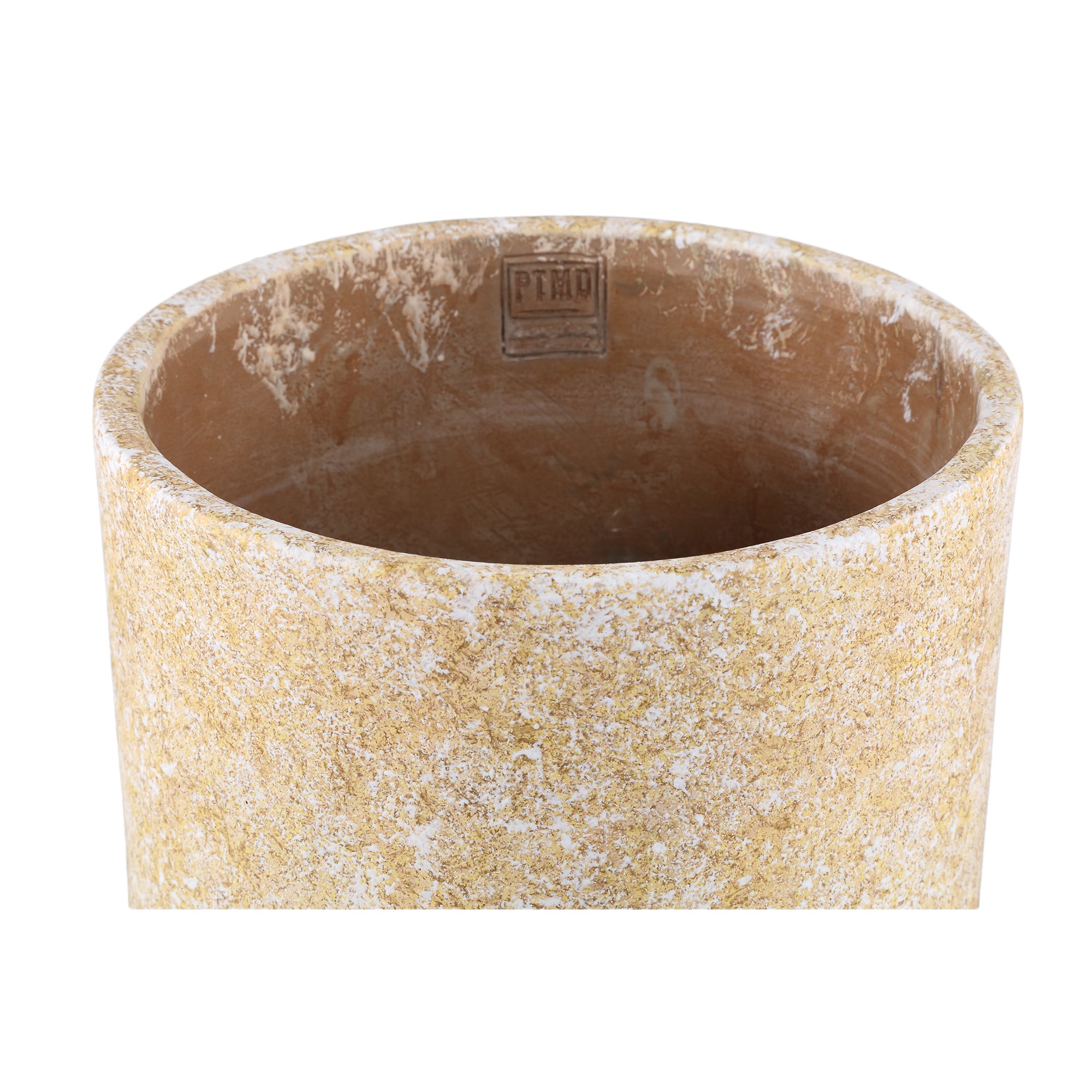 Asten Pot en ciment - Jaune