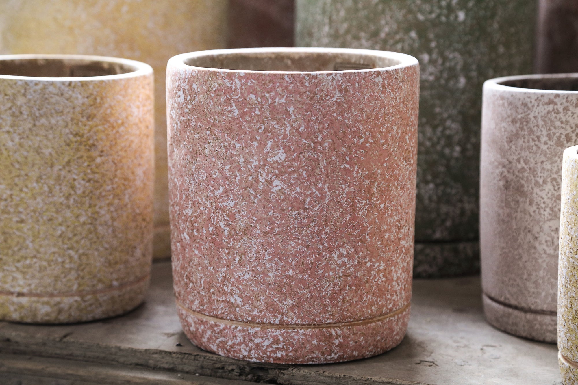 Asten Pot en ciment - Pink