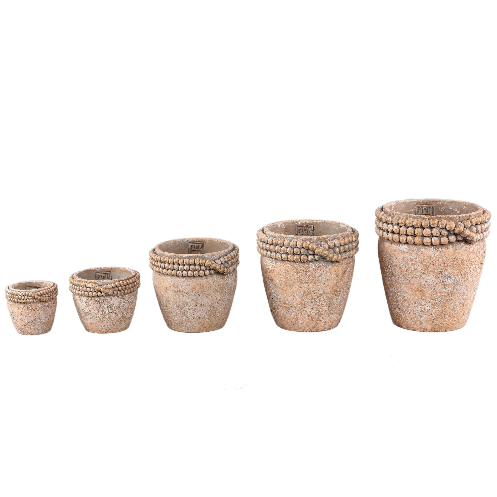 Rydel Pot en ciment - Brown