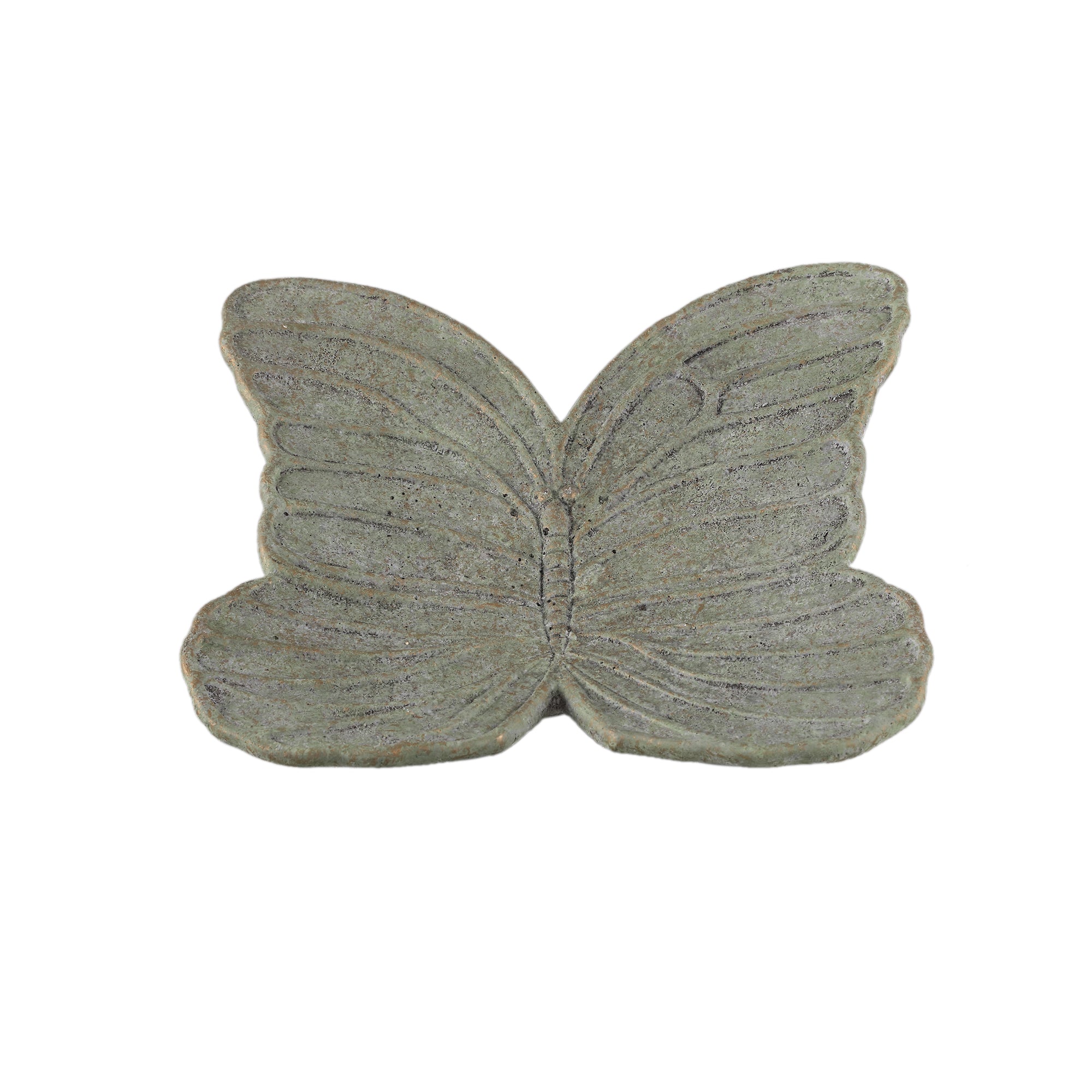 Alyzza Green butterfly cement plate/ wall deco