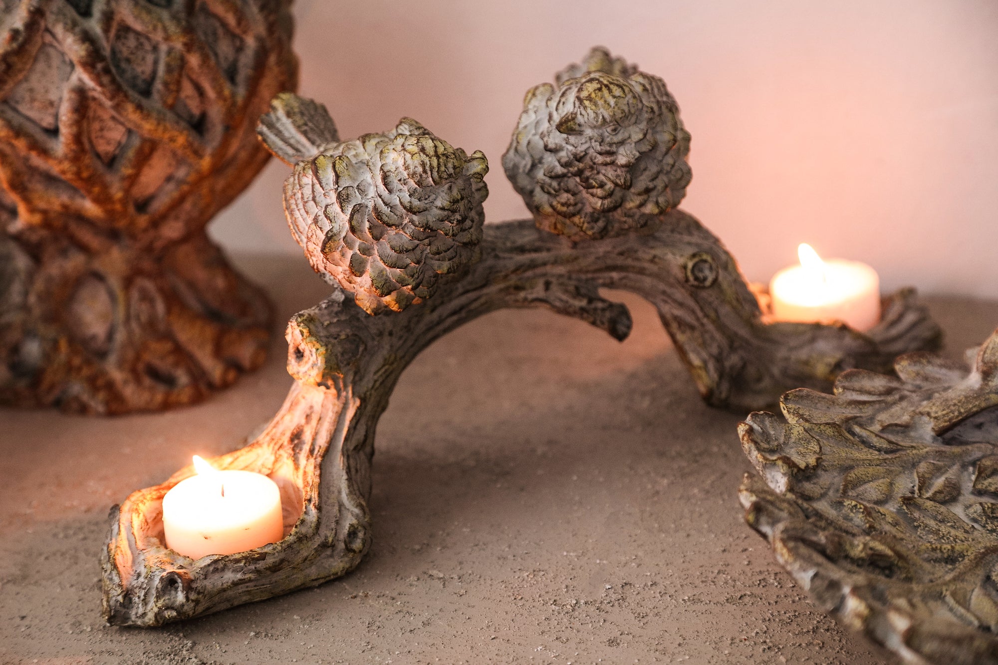 Quintyn Chandeliers en ciment - Gris