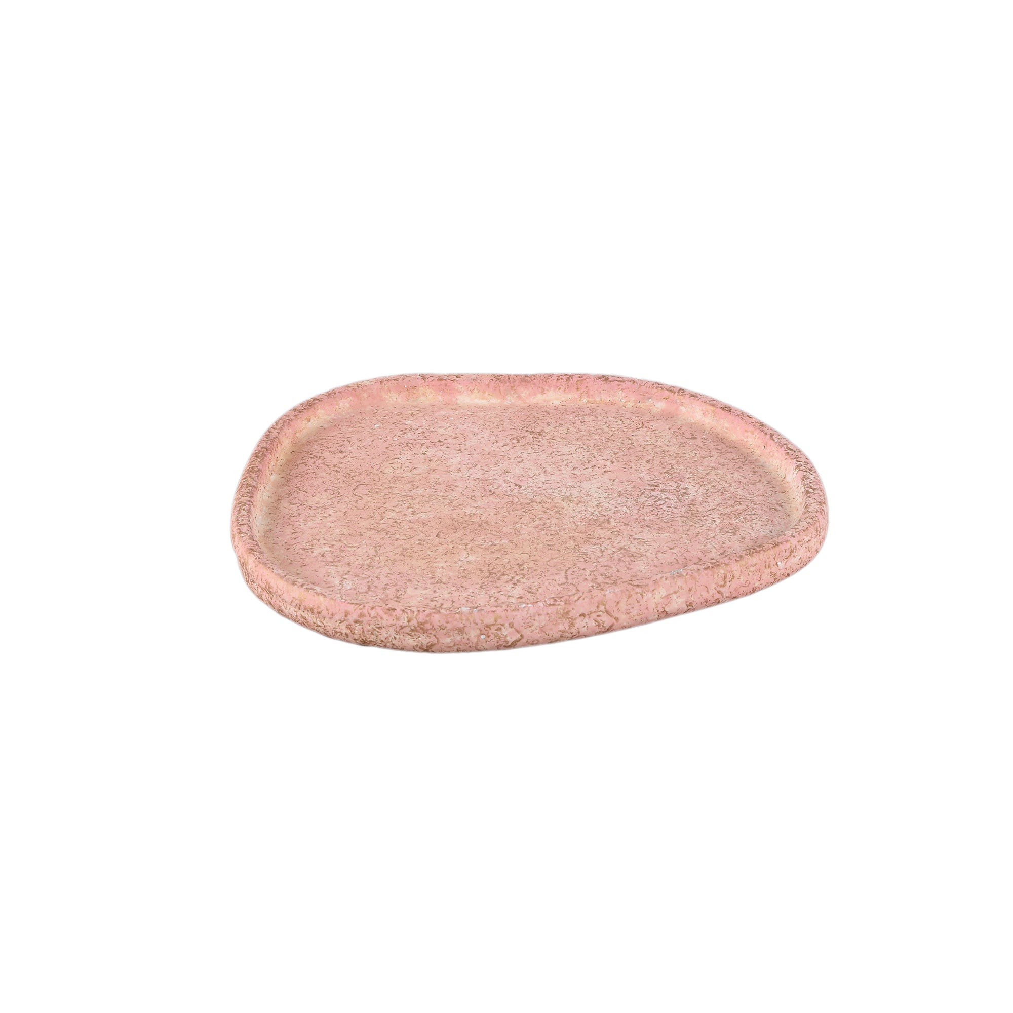 Killeen Pink organic shaped cement plate S