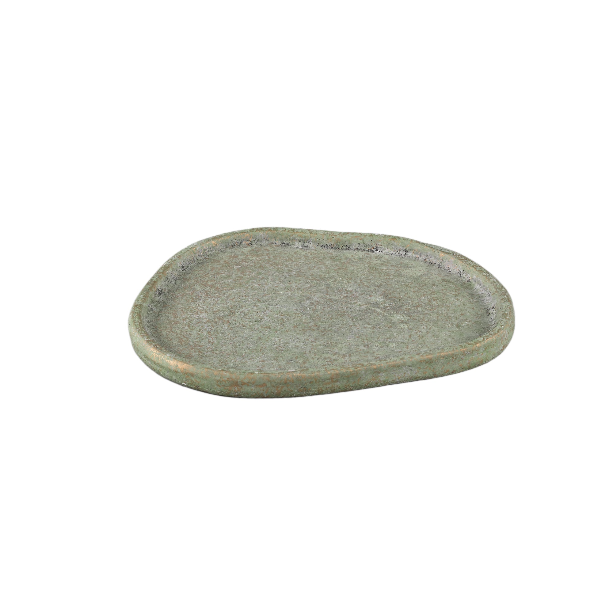 Killeen Green organic shaped cement plate S