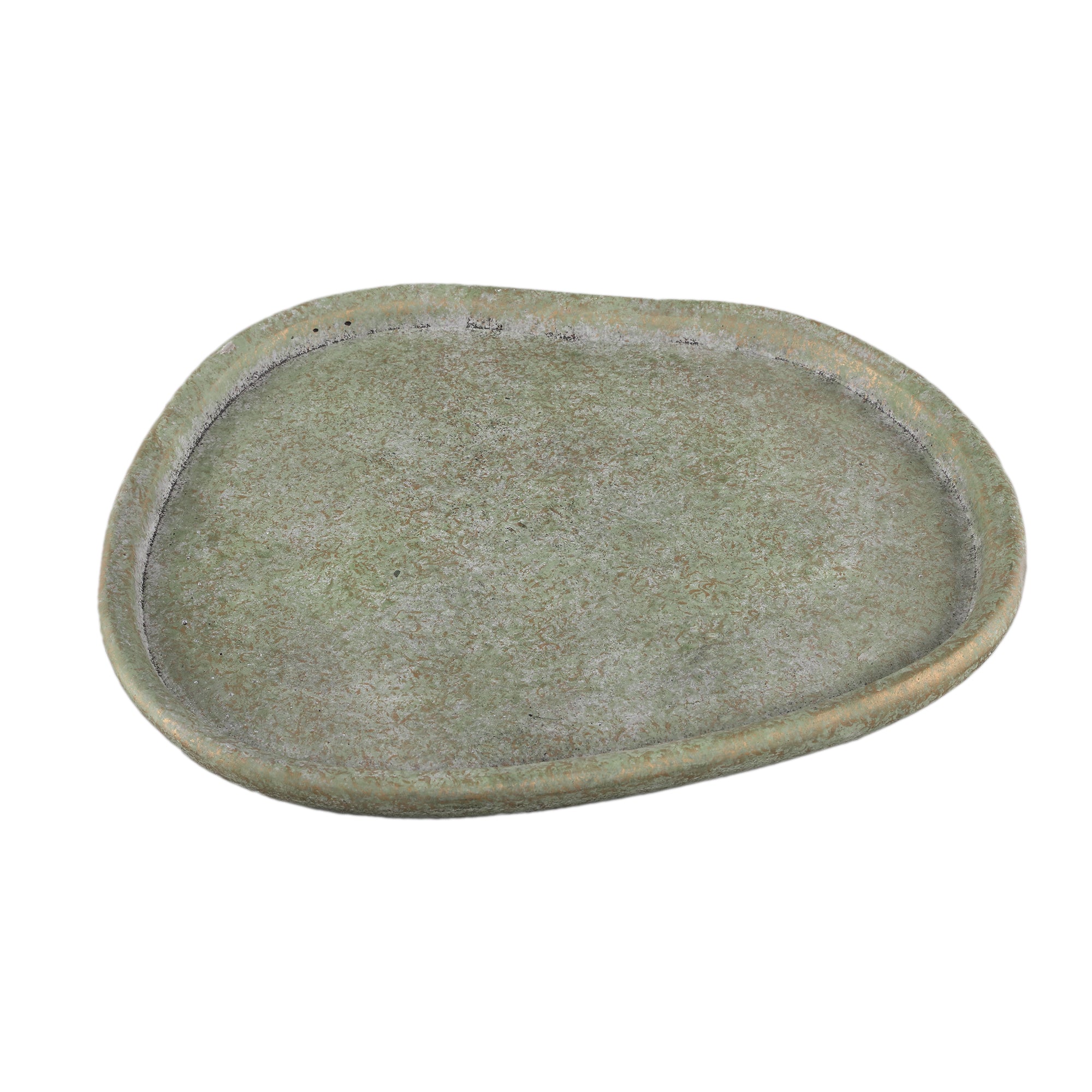 Killeen Green organic shaped cement plate L